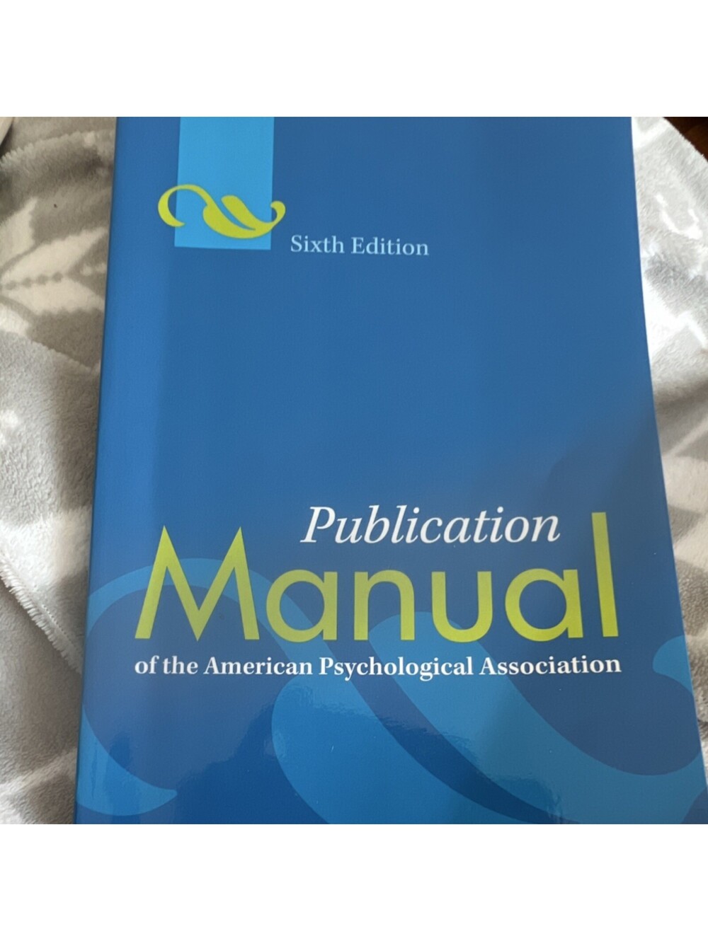 Publication Manual Sixth Edition Psychology Book APA College writing papers